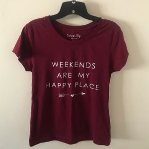 Weekends Are My Happy Place T-shirt
